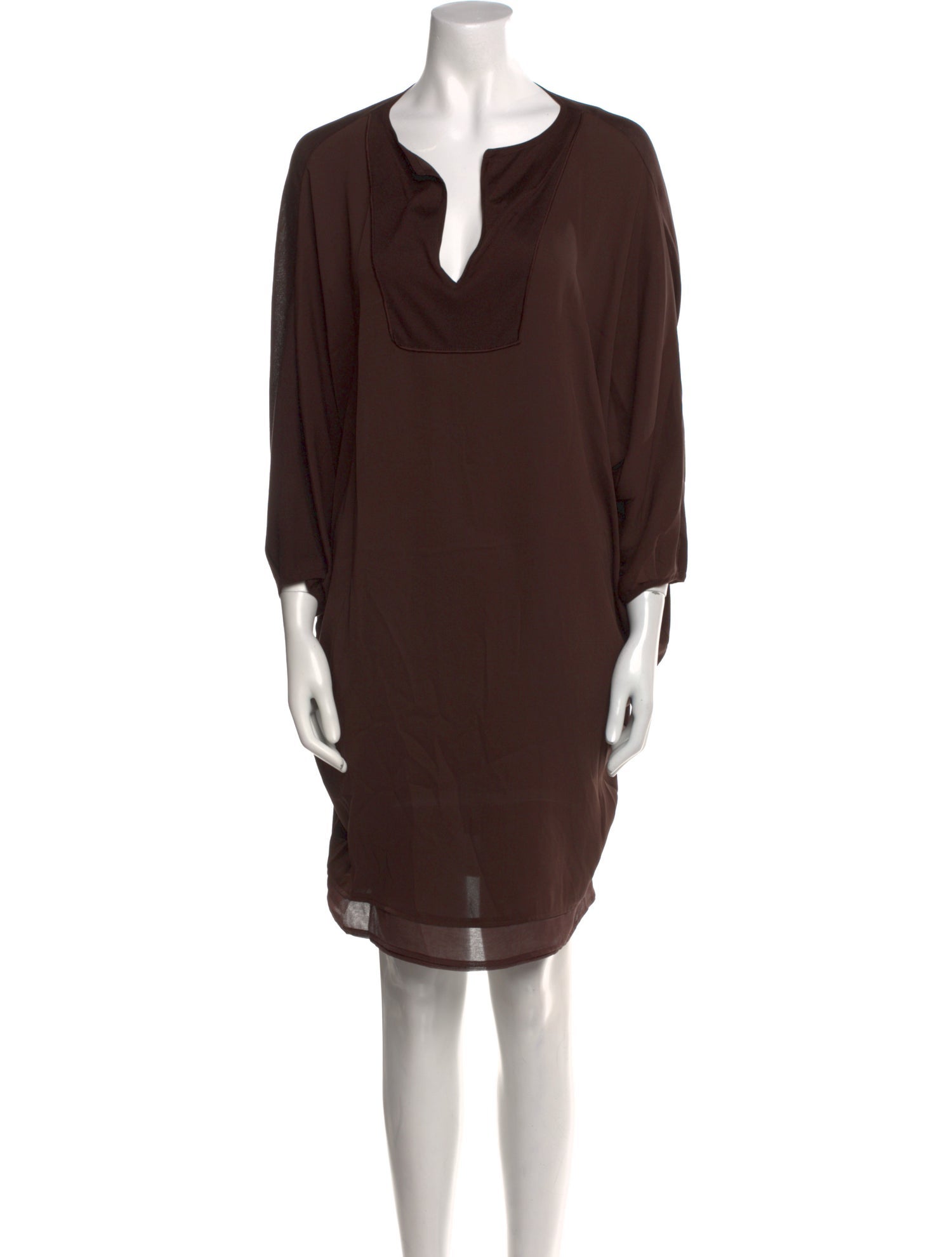 Brioni Cowl Neck Mini Dress